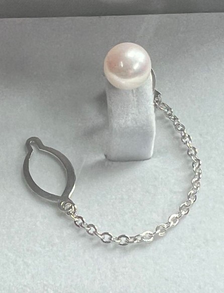 ネクタイピン 花珠真珠 買取 ｜アコヤ パールネクタイピン