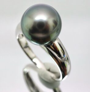 指輪 黒蝶真珠 買取 ｜タサキ パールリング 約7.3g