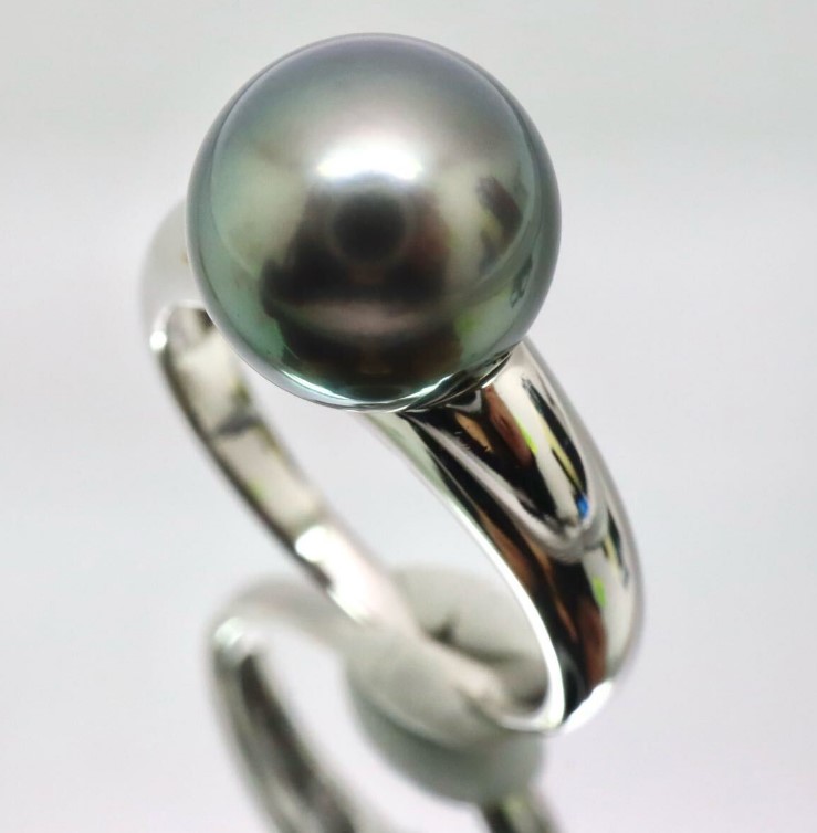 指輪 黒蝶真珠 買取 ｜タサキ パールリング 約7.3g