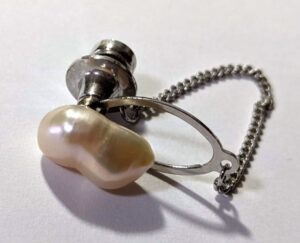 ネクタイピン 白蝶真珠 買取 ｜パールネクタイピン