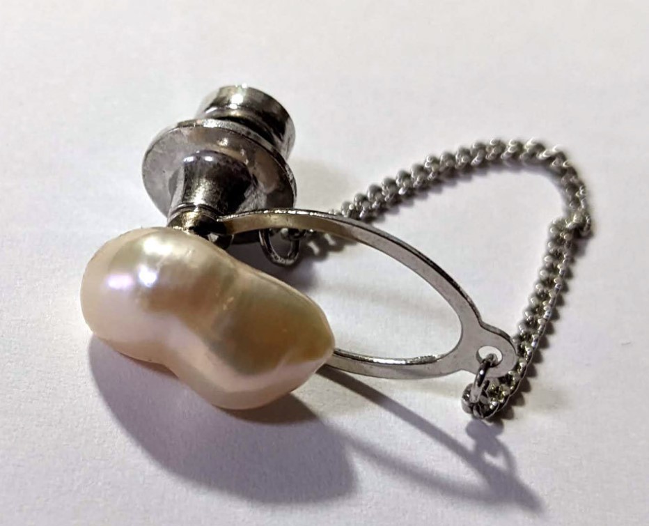 ネクタイピン 白蝶真珠 買取 ｜パールネクタイピン