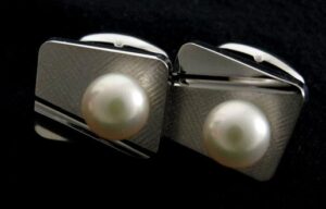カフス 白蝶真珠 買取 ｜パールカフス 約12.8g