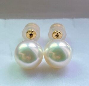 ピアス・イヤリング 花珠真珠 買取 ｜オーロラ パールピアス
