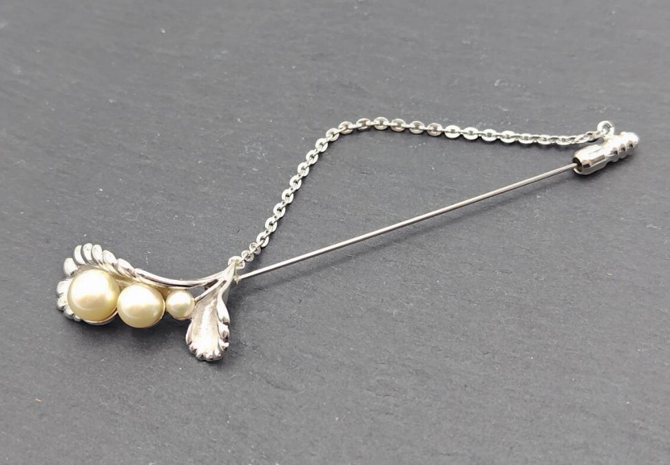 ブローチ マジョリカパール 買取 ｜パールブローチ 5.8g