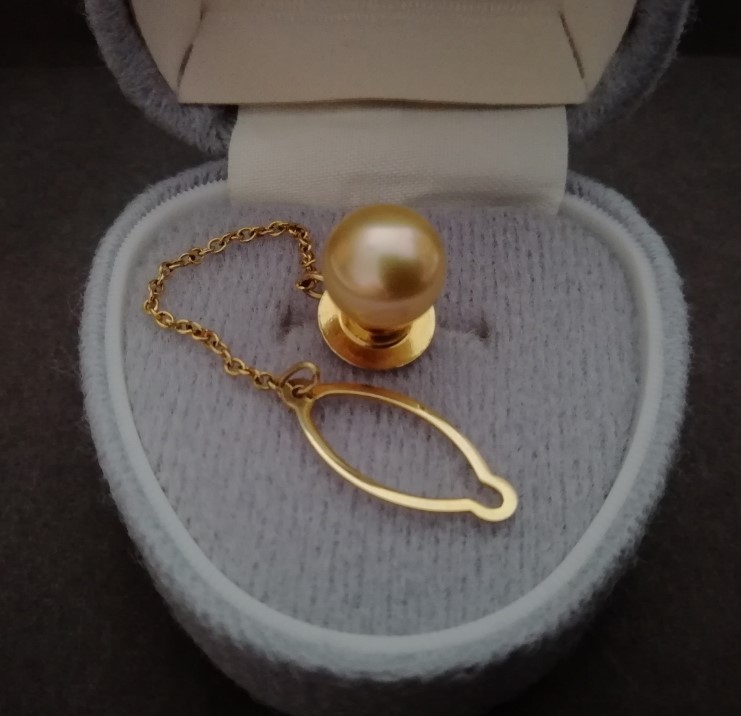 ネクタイピン ゴールデンパール 買取 ｜パールネクタイピン