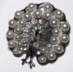 ブローチ アコヤ真珠 買取 ｜パールブローチ