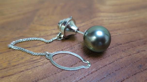 ネクタイピン 黒蝶真珠 買取 ｜パールネクタイピン