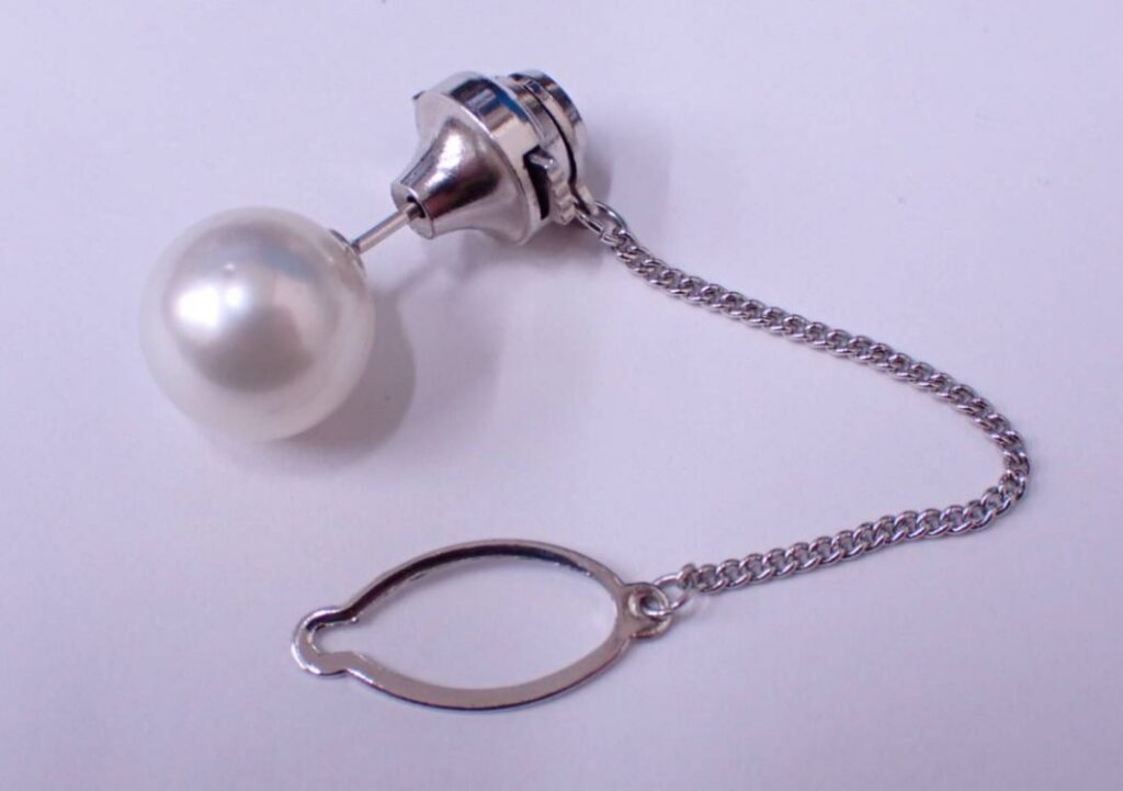 ネクタイピン 白蝶真珠 買取 ｜パールネクタイピン 6.48g