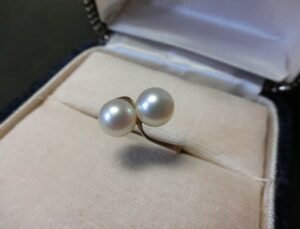 指輪 花珠真珠 買取 ｜パールリング 2.0g
