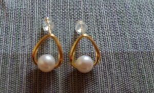 ピアス・イヤリング 淡水パール 買取 ｜ホワイトゴールド パールピアス