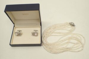 タサキ（田崎） カフス 淡水パール 買取 ｜約7ｍｍを高価買取しました。