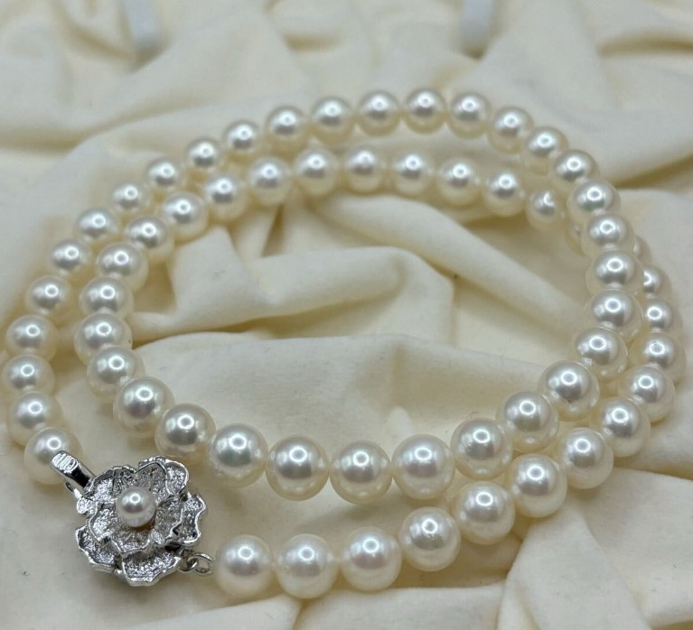 ネックレス アコヤ真珠 買取 ｜オーロラ パールネックレス