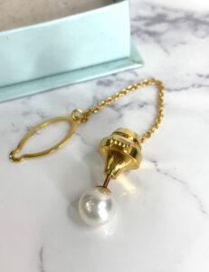 ネクタイピン アコヤ真珠 買取 ｜ゴールド パールネクタイピン