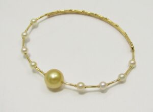 ブレスレット ゴールデンパール 買取 ｜パールブレスレット 2.9g