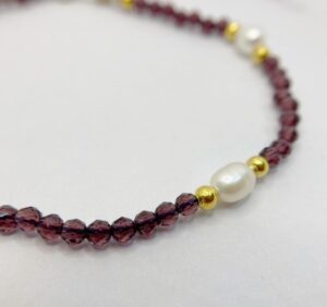 ブレスレット 淡水パール 買取 ｜アメジスト パールブレスレットを