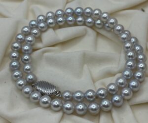 ネックレス アコヤ真珠 買取 ｜ナチュラルブルー パールネックレス