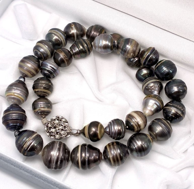 ネックレス 黒蝶真珠 買取 ｜パールネックレス 87.2g