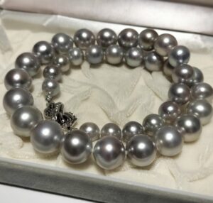 ネックレス 黒蝶真珠 買取 ｜希少カラー パールネックレス 約97.8g