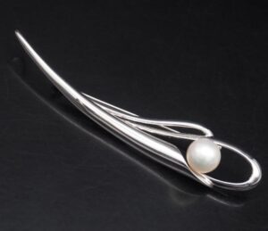 ブローチ 白蝶真珠 買取 ｜パールブローチ 10g