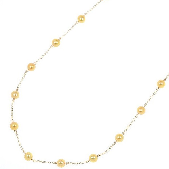 ネックレス ゴールデンパール 買取 ｜パールネックレス 3.9g