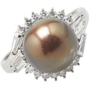 指輪 黒蝶真珠 買取 ｜ダイヤ パールリング