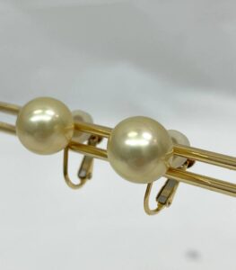 ピアス・イヤリング ゴールデンパール 買取 ｜パールイヤリング 7.21g