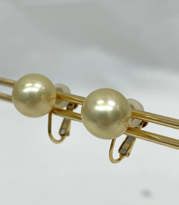 ピアス・イヤリング ゴールデンパール 買取 ｜パールイヤリング 7.21g