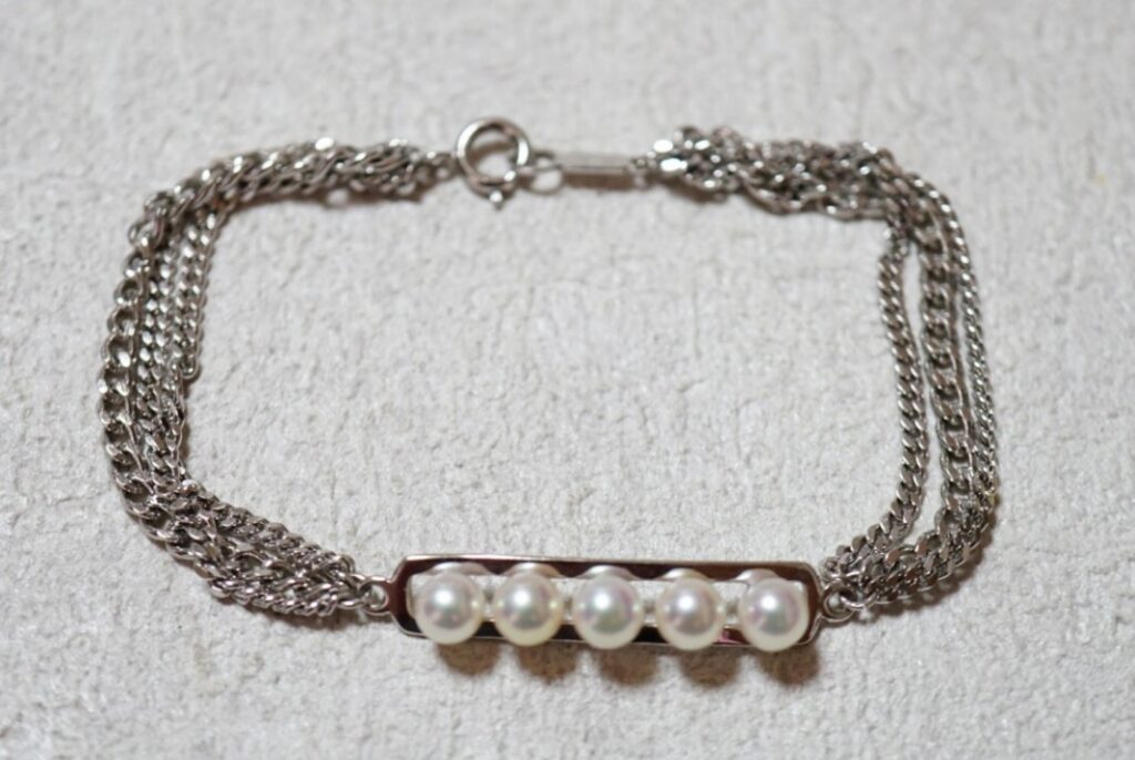 ブレスレット アコヤ真珠 買取 ｜チェーンパールブレスレット