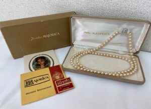 ネックレス マジョリカパール 買取 ｜ロング パールネックレス 約62.2g