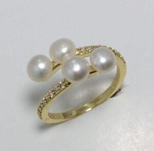 指輪 淡水パール 買取 ｜ダイヤ パールリング