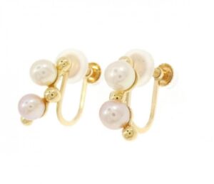 ピアス・イヤリング 淡水パール 買取 ｜ミキモト パールイヤリング 約2.1g