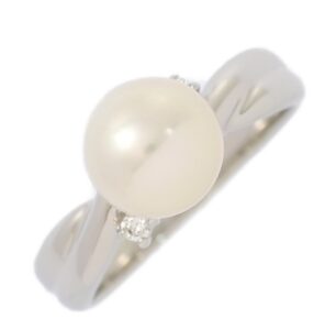 タサキ（田崎） 指輪 アコヤ真珠 買取 ｜ダイヤ パールリング 5.1g