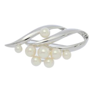 タサキ（田崎） ブローチ アコヤ真珠 買取 ｜パールブローチ 8.9g
