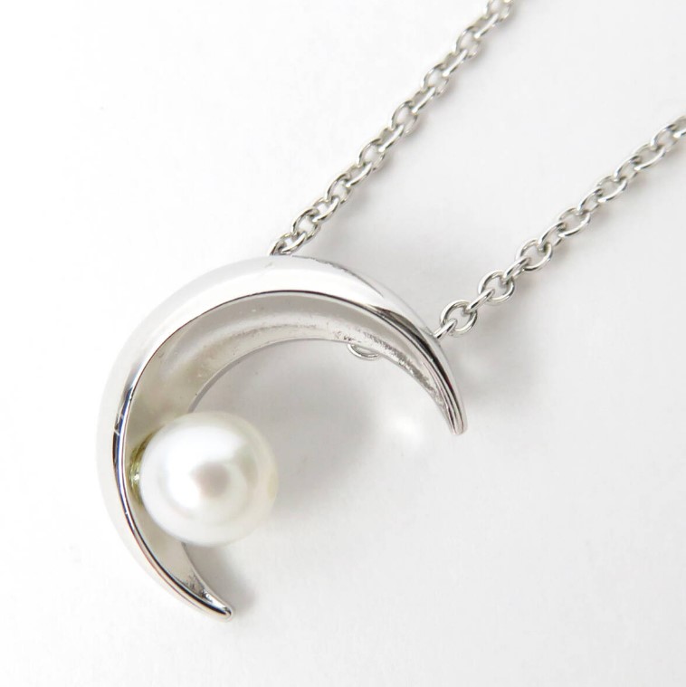 タサキ（田崎） ネックレス  買取 ｜三日月 パールネックレス