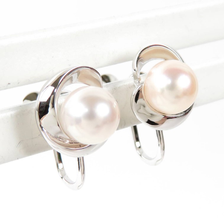 パール 買取 ｜パール ミキモト イヤリングを買取しました。【真珠買取リパール】