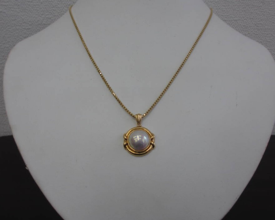 18金 買取 ｜貴金属 タサキ パールネックレスを買取しました。【真珠買取リパール】