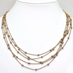 k18 pt850 コンビ 相場 ｜貴金属 パール5連ネックレスを買取しました。【真珠買取リパール】