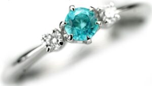 パライバトルマリン 相場 ｜パライバトルマリン[ミキモト ダイヤリング]を買取しました。【真珠買取リパール】