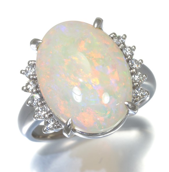 オパール 買取価格 ｜オパール[タサキ ダイヤリング]を買取しました。【真珠買取リパール】