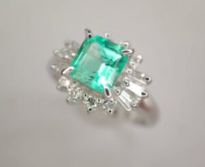 エメラルド 相場 ｜エメラルド[タサキ ダイヤリング]を買取しました。【真珠買取リパール】