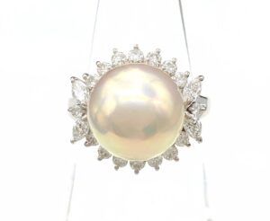 メレダイヤ 価格 ｜ダイヤモンド[タサキ パールリング]を買取しました。【真珠買取リパール】