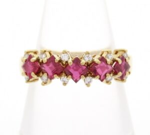 ルビー 価値 ｜ルビー[ミキモト ダイアモンドリング]を買取しました。【真珠買取リパール】