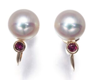 ルビー 最高級 ｜ルビー[パールイヤリング]を買取しました。【真珠買取リパール】