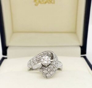 プラチナダイヤモンドリング 買取価格 ｜ダイヤモンド[ダイヤモンドリング]を買取しました。【真珠買取リパール】