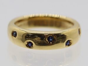 サファイア 黒っぽい ｜サファイア[リング]を買取しました。【真珠買取リパール】