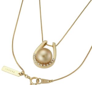 ダイヤ 買取 ｜ダイヤモンド[タサキ　ホースシューモチーフ パールネックレス]を買取しました。【真珠買取リパール】