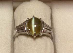 猫目石 価値 ｜ジュエリー[ミキモト キャッツアイ]を買取しました。【真珠買取リパール】