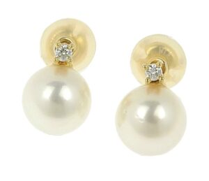 メレダイヤモンド ｜ダイヤモンド[タサキ パールピアス]を買取しました。【真珠買取リパール】