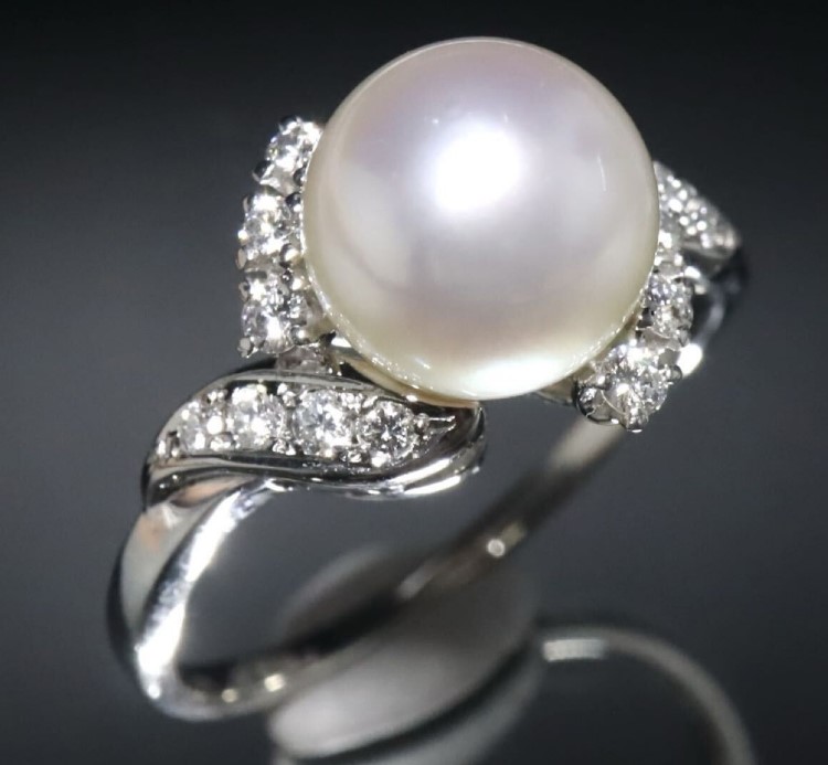 ダイヤモンド カラット 相場 ｜ダイヤモンド[天然ダイヤモンドパールリング]を買取しました。【真珠買取リパール】