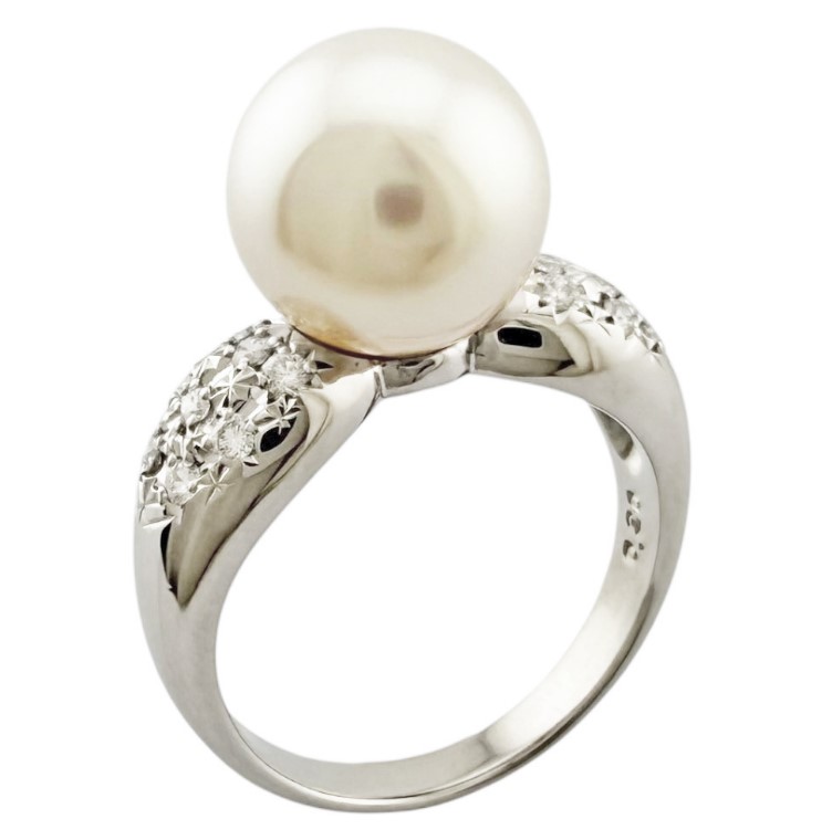 プラチナ ダイヤ リング 買取 ｜ダイヤモンド[タサキ パールリング]を買取しました。【真珠買取リパール】